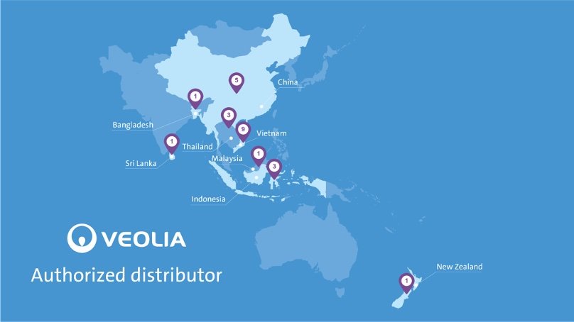 Veolia Water Technologies Strengthens its Distribution Network across Asia Pacific to Deliver Water Solutions